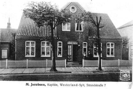 13. Haus Capitain M Jacobsen Westerland
